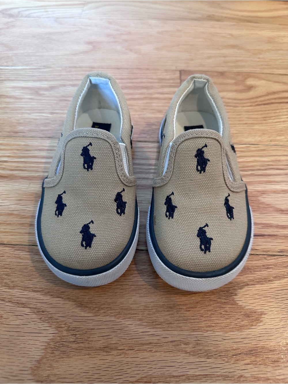 Polo Ralph Lauren Bal Harbour Toddler Slip-On Canvas pony preppy Sneakers